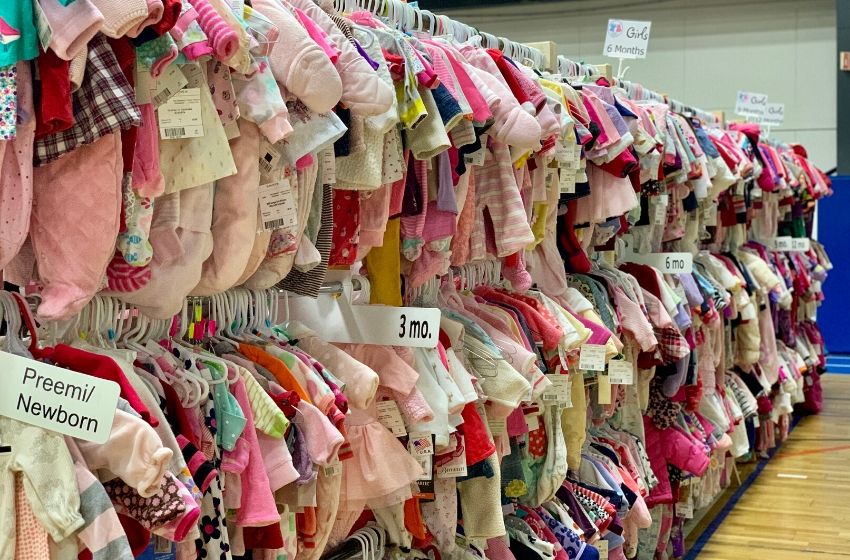 Children's Clothesline Pop Up Resale Event Consignment Sale in in