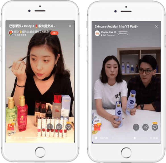 As its livestreaming service hits a new record, Shopee is bringing