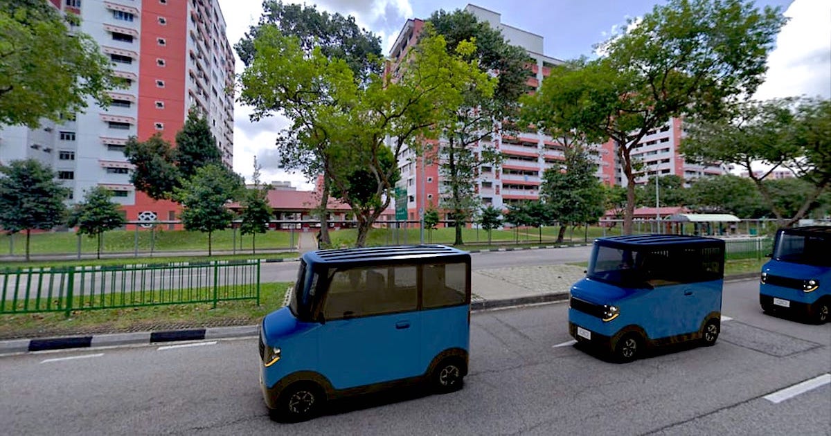 Singapore may see electric 'microcars' for rent by 2021 KrASIA