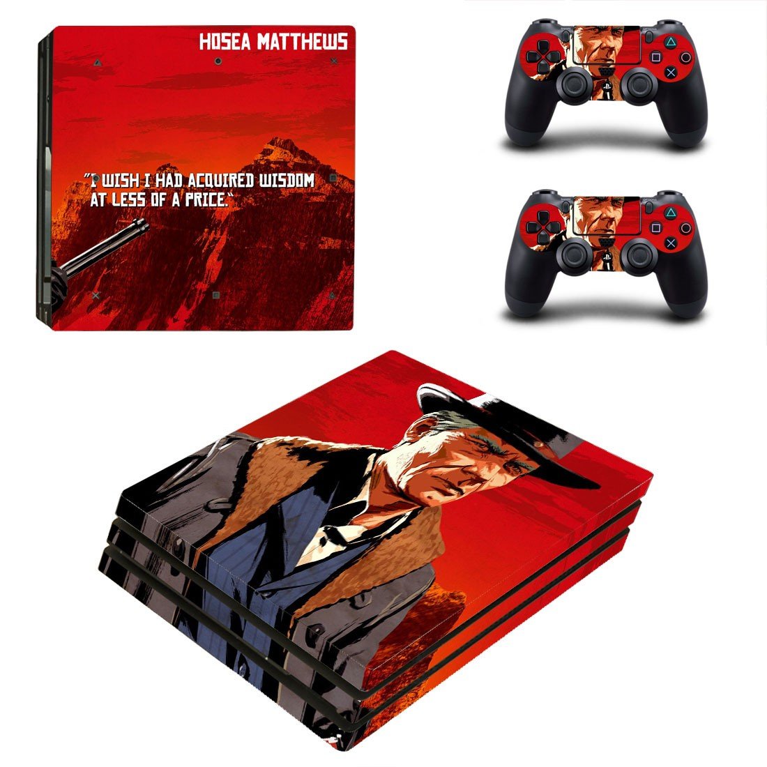 Red Dead Redemption 2 Cover For PS4 Pro Design 10 ConsoleSkins.co