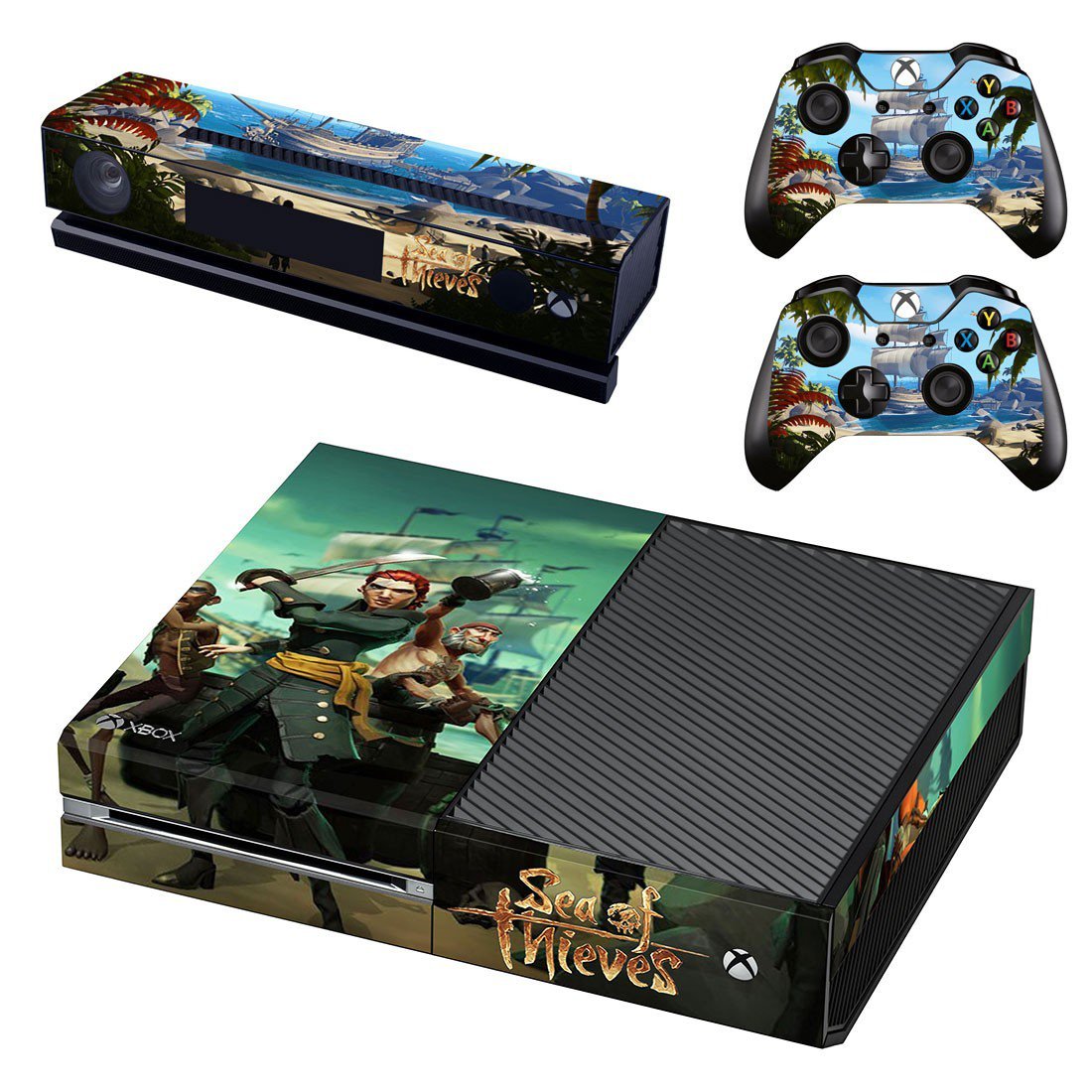 Xbox One And Controllers Skin Cover Sea of Thieves ConsoleSkins.co