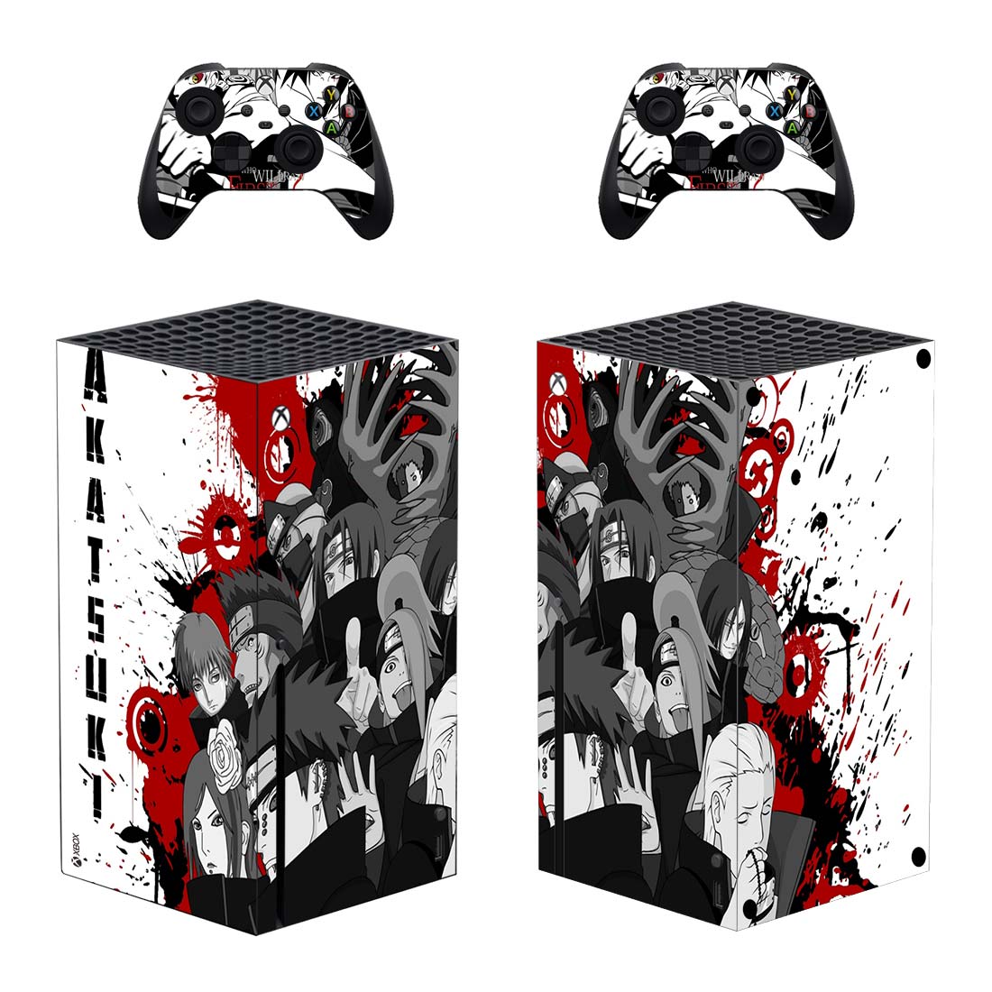 Naruto Akatsuki Xbox Series X Skin Sticker Decal