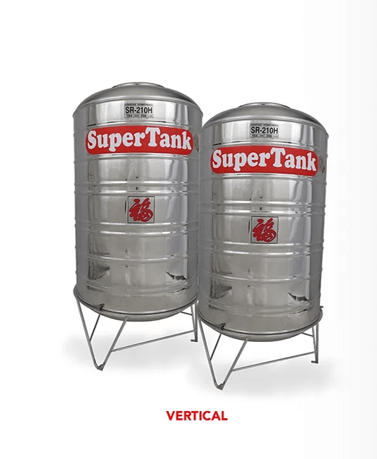 SuperTank Stainless Water Tank Vertical Type CONST.PH