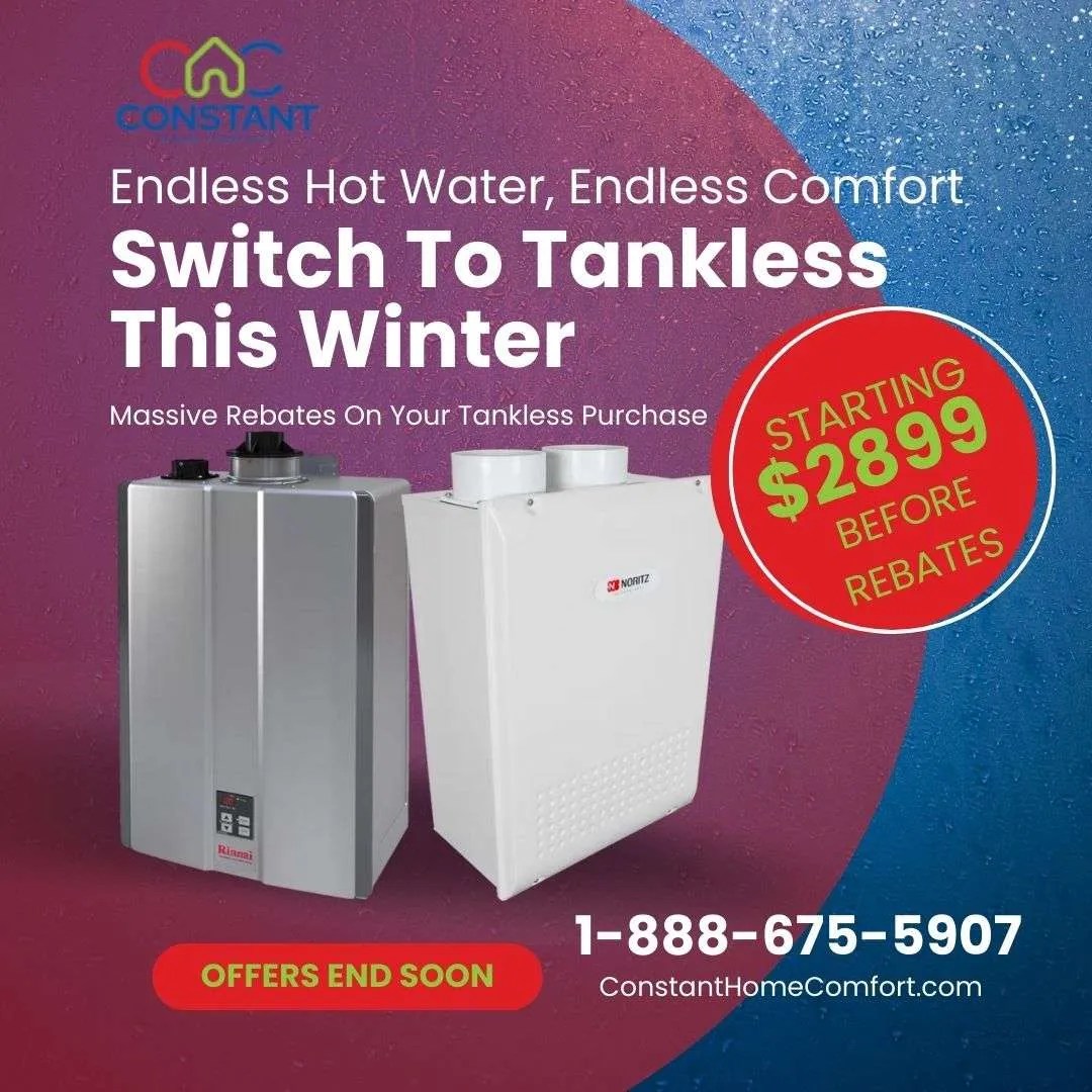 LimitedTime Offer 2899 Tankless Water Heater Before Rebates 24/7