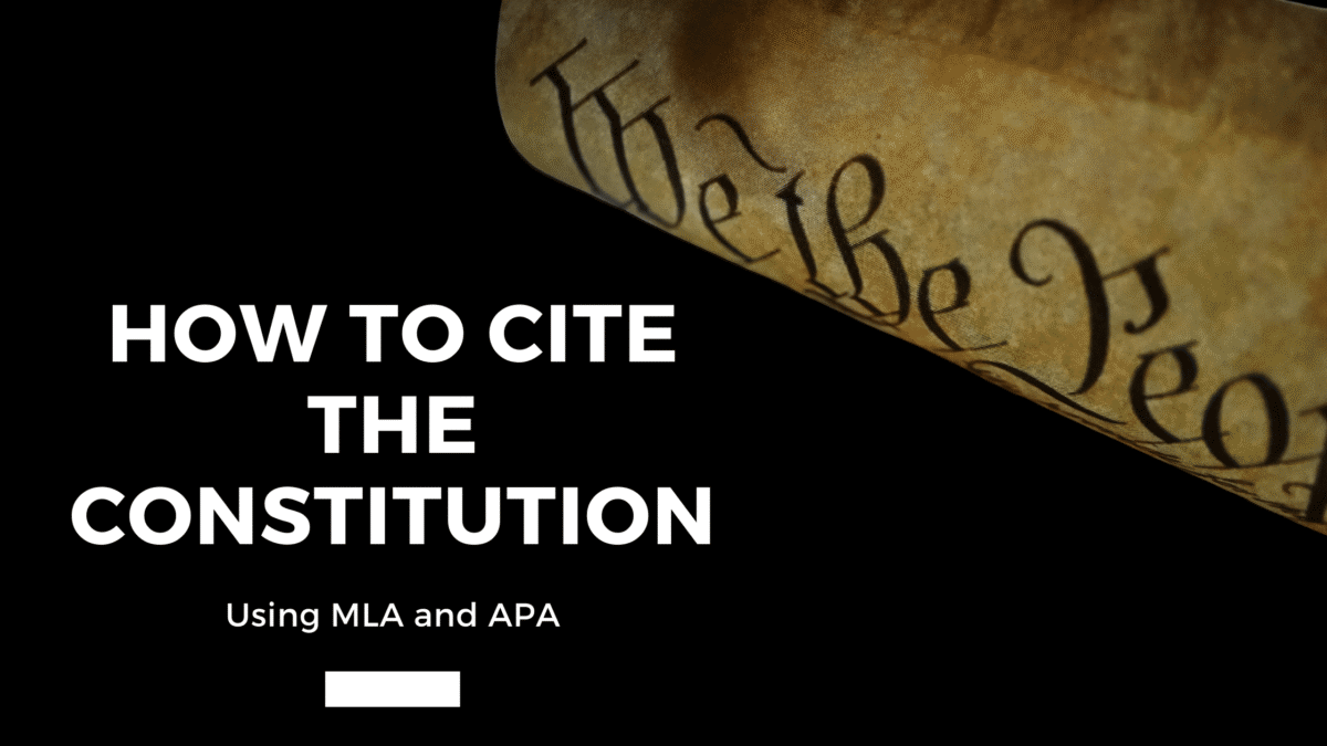 How To Cite the Constitution Constitution of the United States