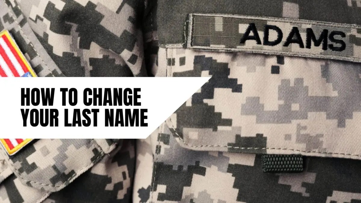 How to Change Your Last Name Constitution of the United States