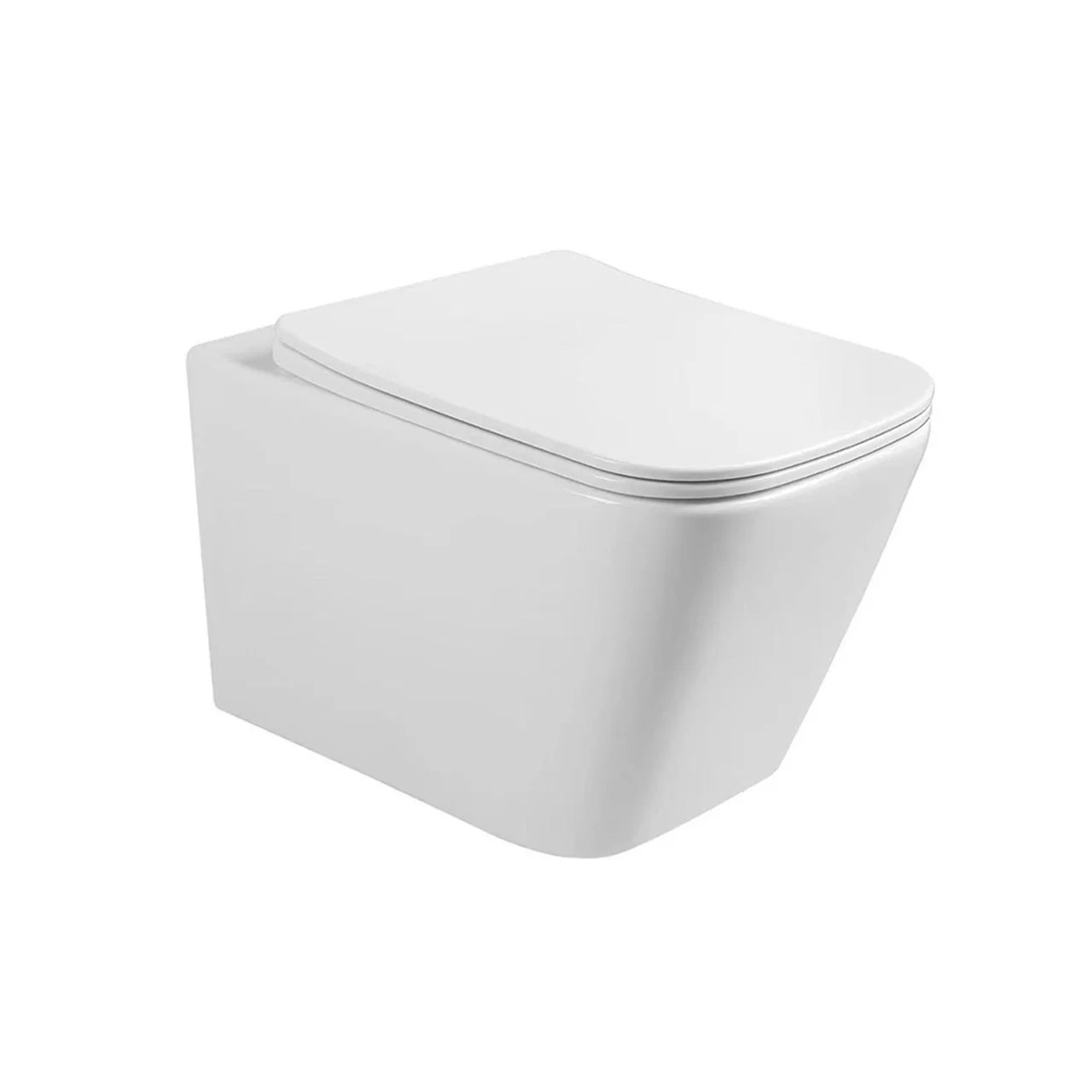 UNIVO U18001L Bathroom Sanitary Ware Ceramic Bowl Toilet White Wall