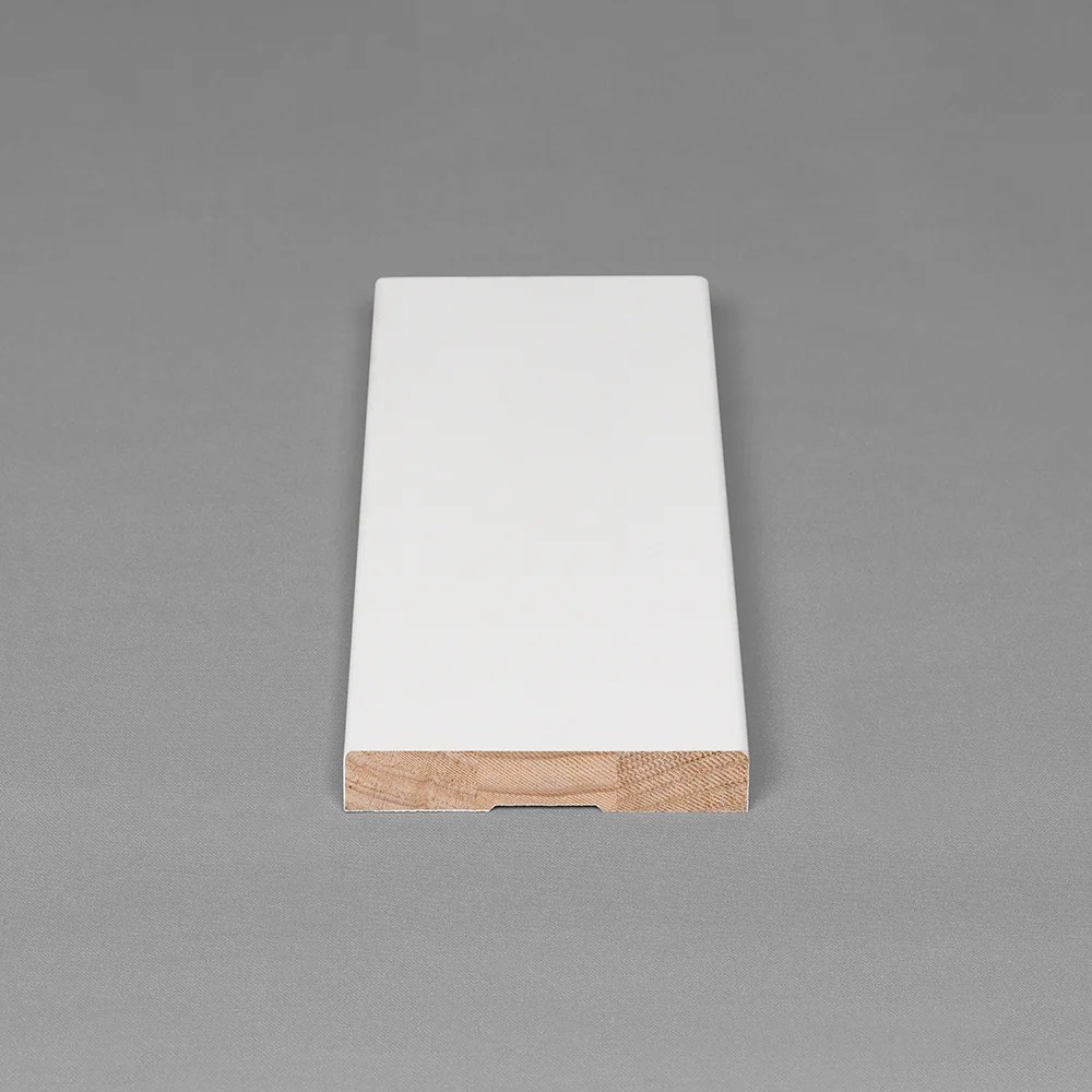 White Primed Pine Wood Door Jamb 4 9⁄16 inch CONSTRADE