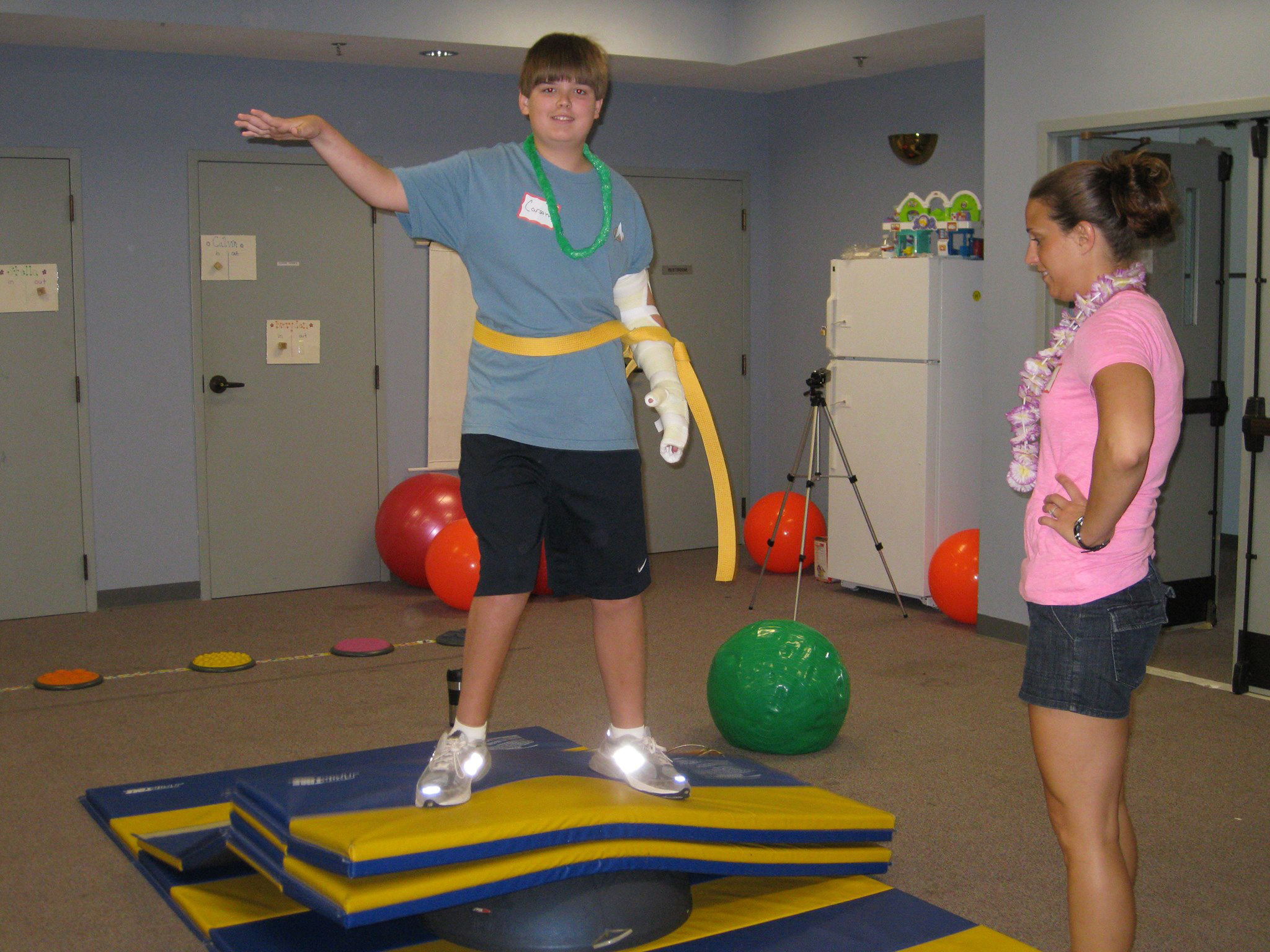 Carson on Cerebral Palsy Powerhouse Therapy