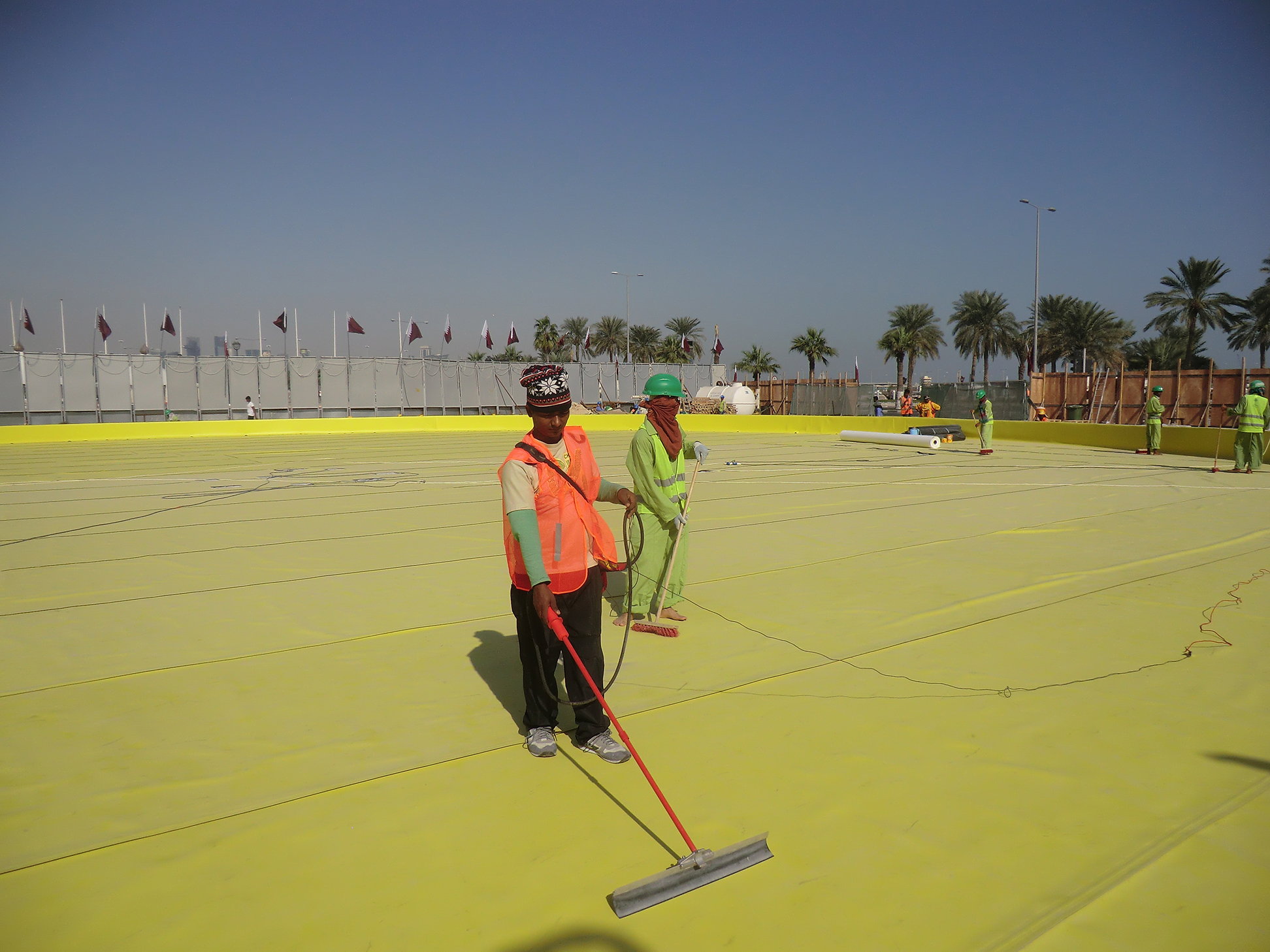 Waterproofing for Oriental Pearl Restaurant Constreite Qatar