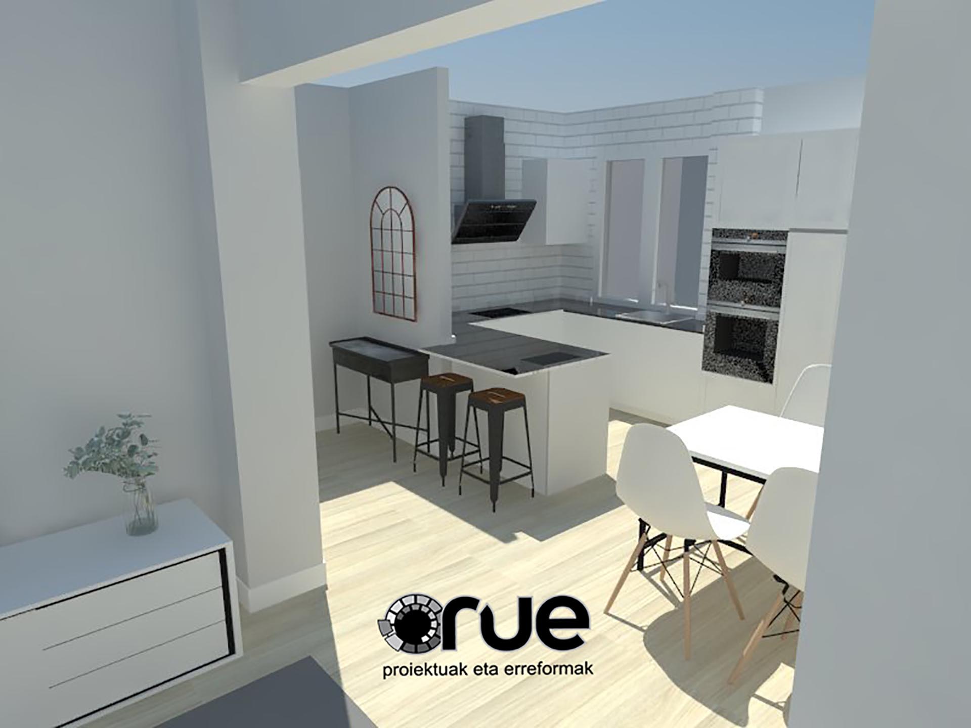 Proyecto reforma piso Gernika Orue