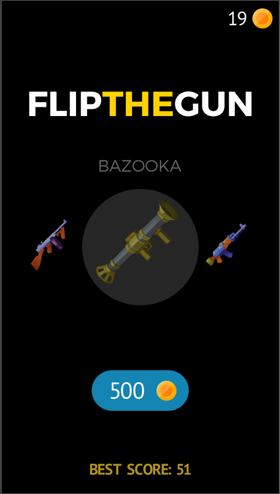 DD Flip The Gun Free Addicting Game