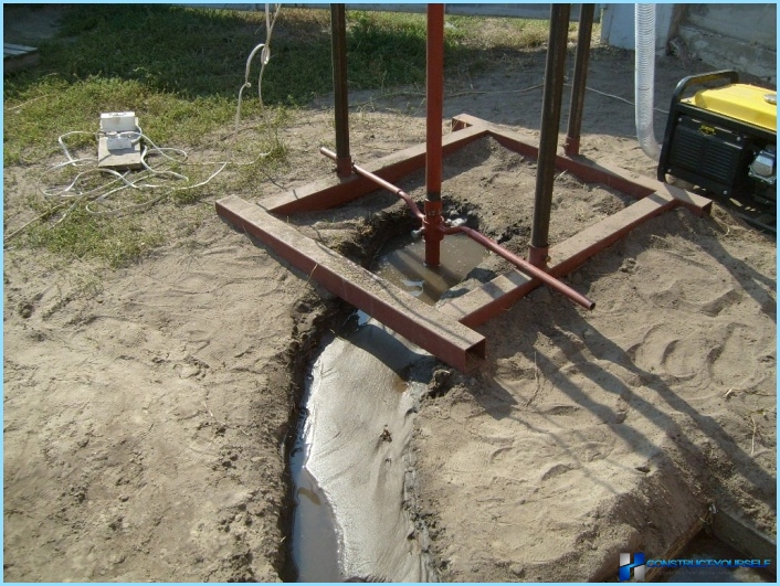 Homemade drilling rig for water