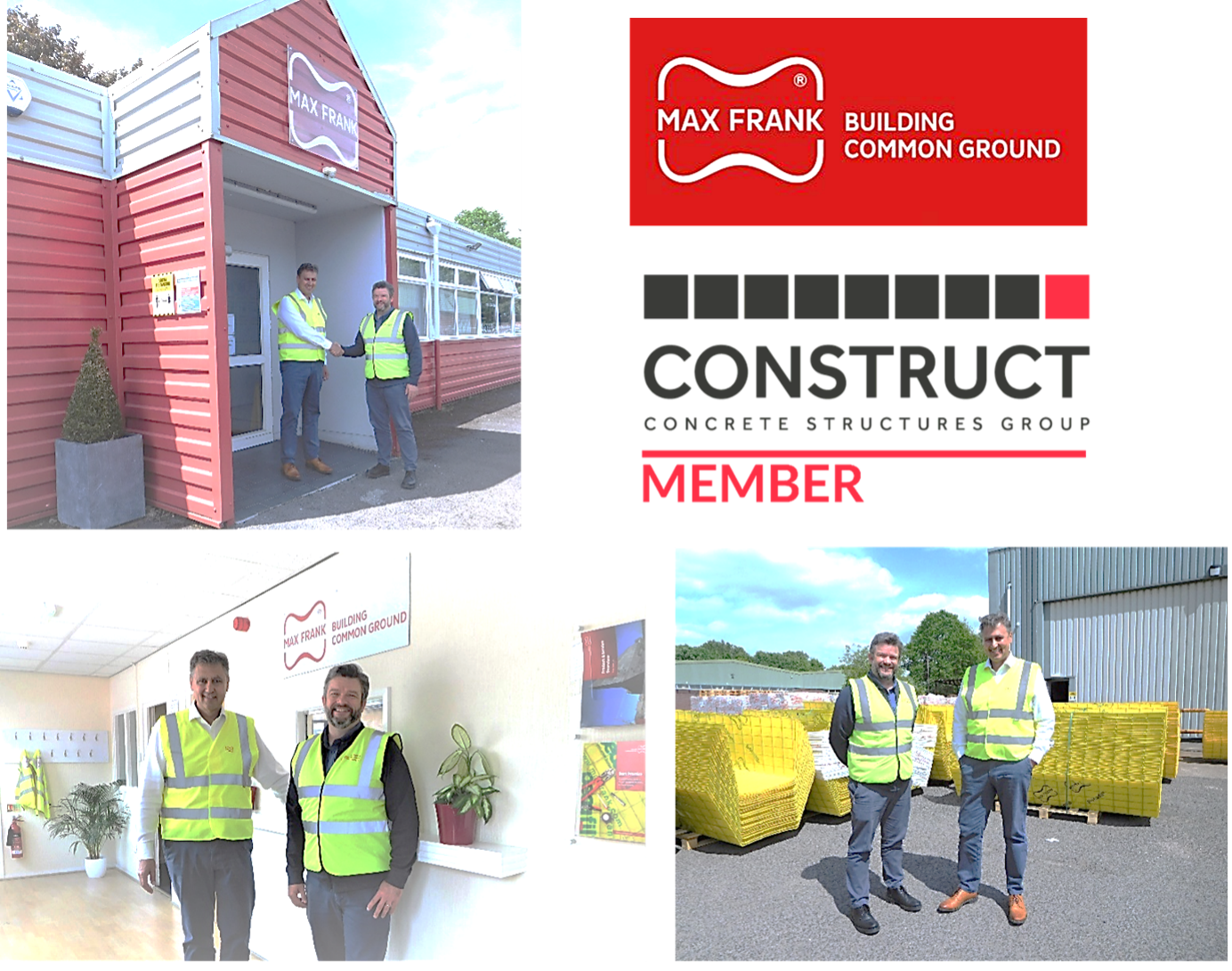 Ian the General Manager for CONSTRUCT visits Max Frank CONSTRUCT
