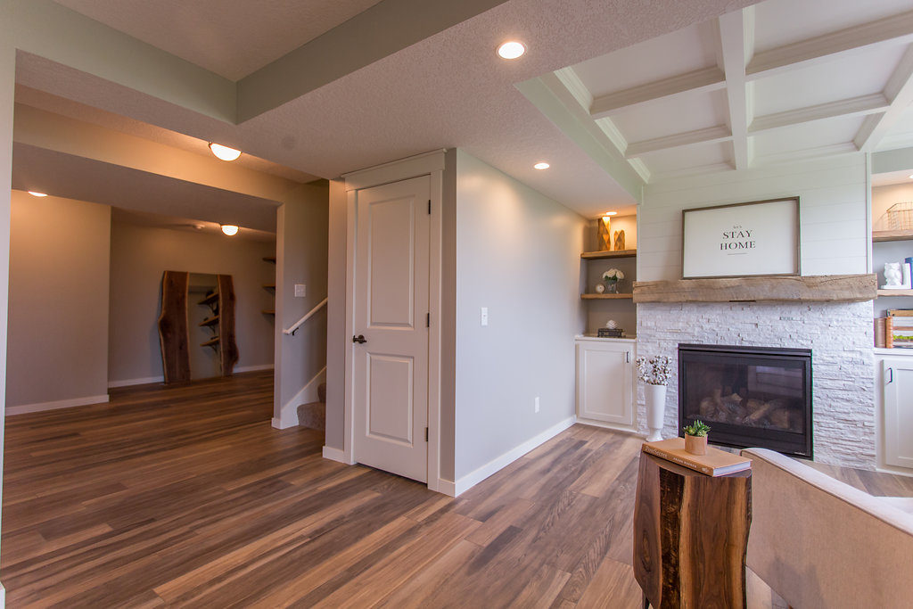 Modern Farmhouse Basement Before & After construction2style
