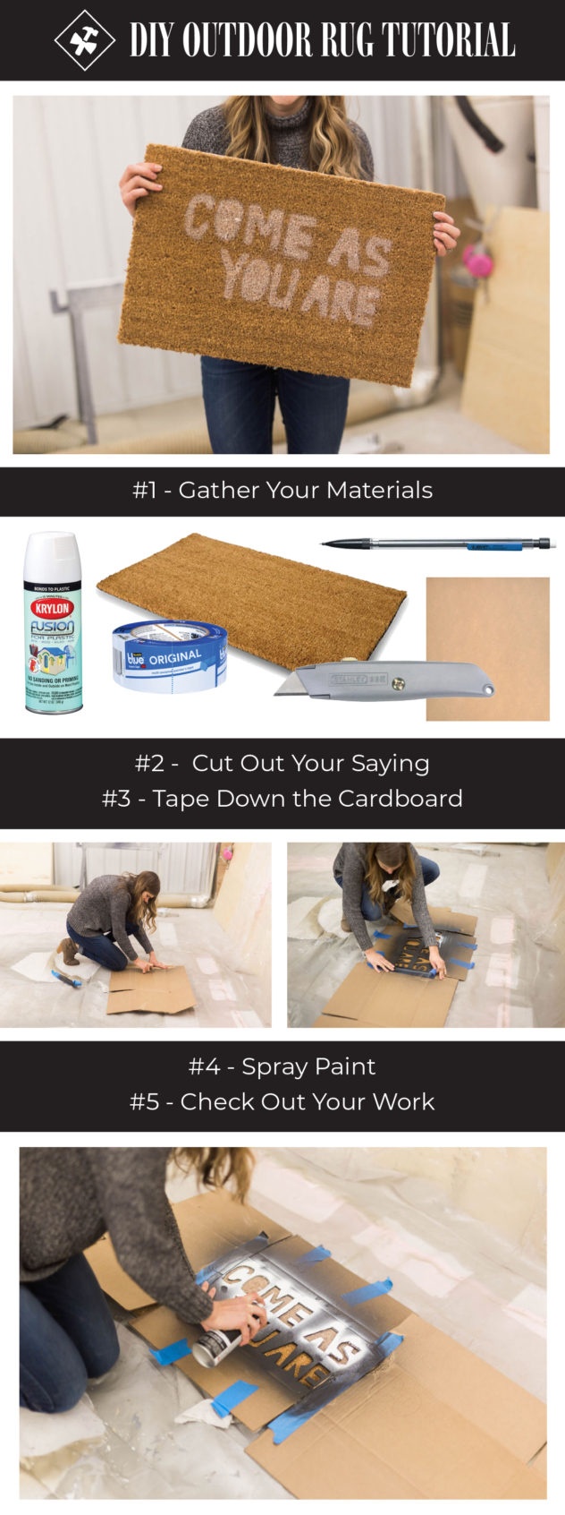 Easy DIY Outdoor Rug Construction2style