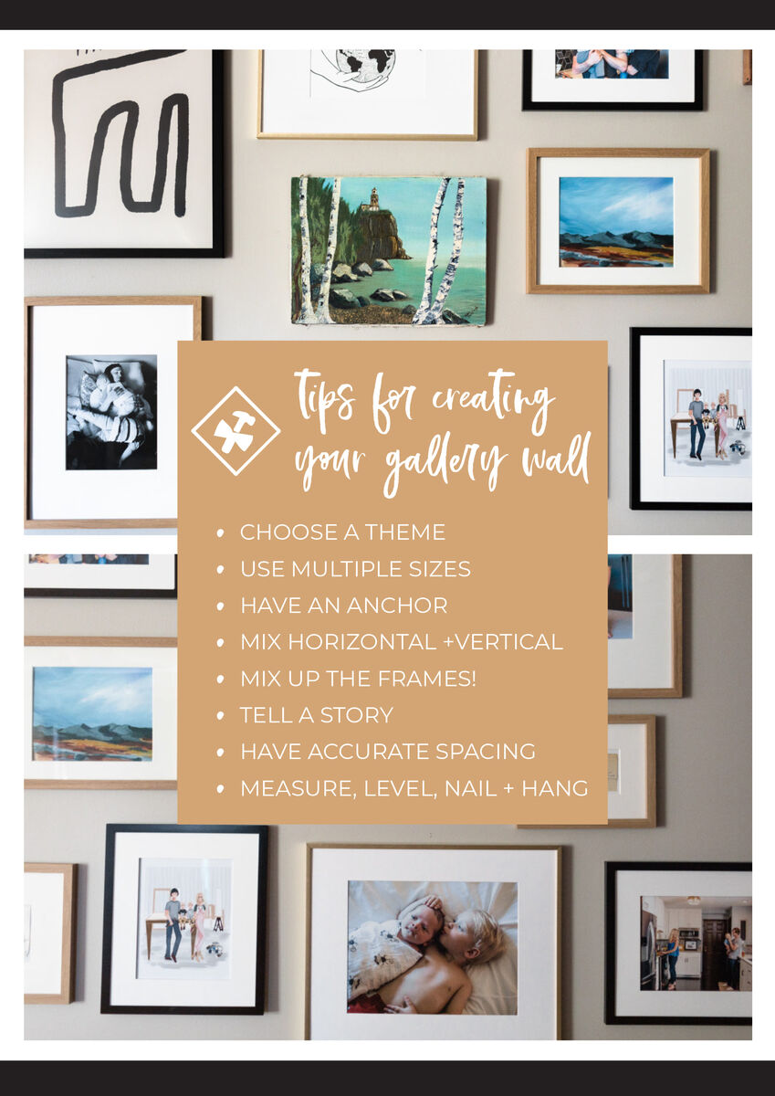 How To Create An Eclectic Gallery Wall [Picture Guide]
