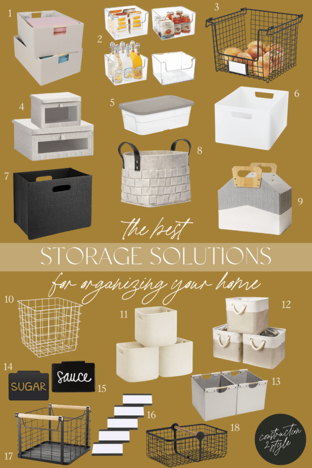 The Best Storage Solutions For Organizing Your Home Construction2style