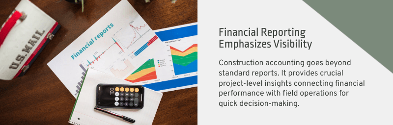 construction financial reporting