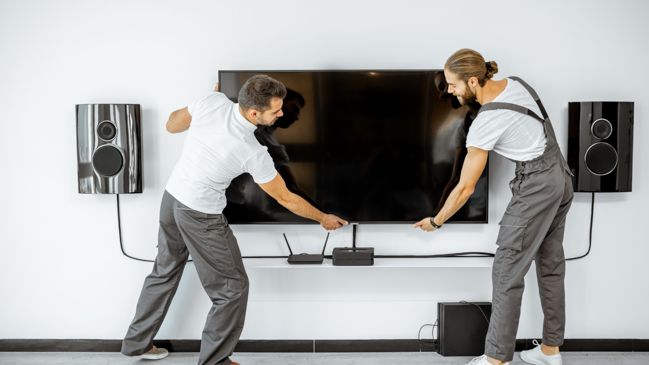 How To Mount Tv On Uneven Stone Fireplace Construction How