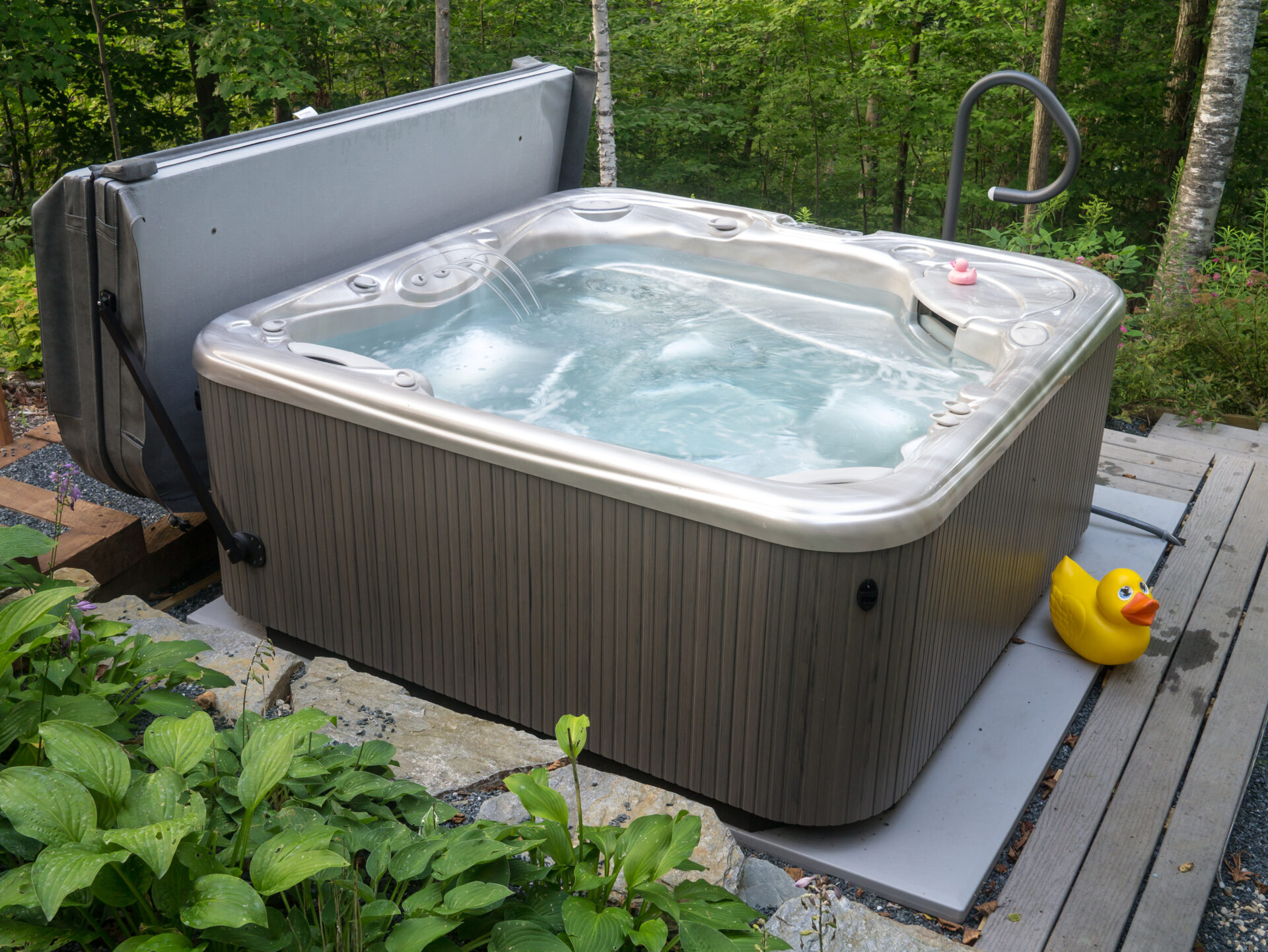 How To Choose A Base For Your Outdoor Hot Tub Construction How