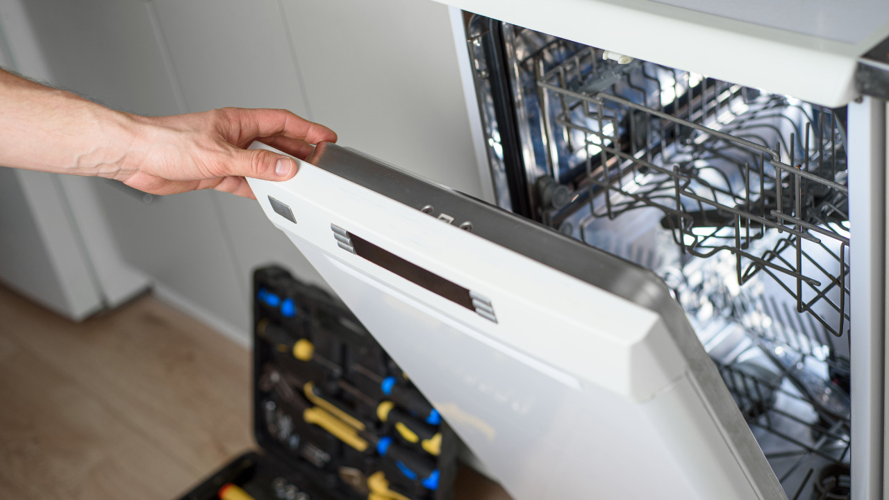 How to Hide Gap Between Dishwasher and Construction How
