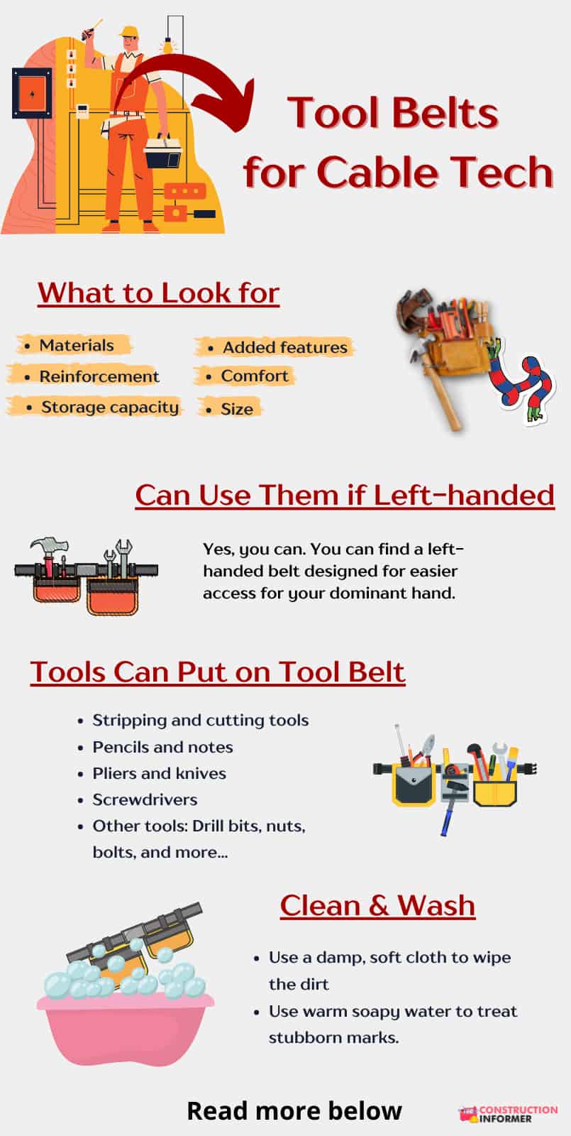 7 Best Tool Belts for Cable Tech to Makes Your Tools Manageable