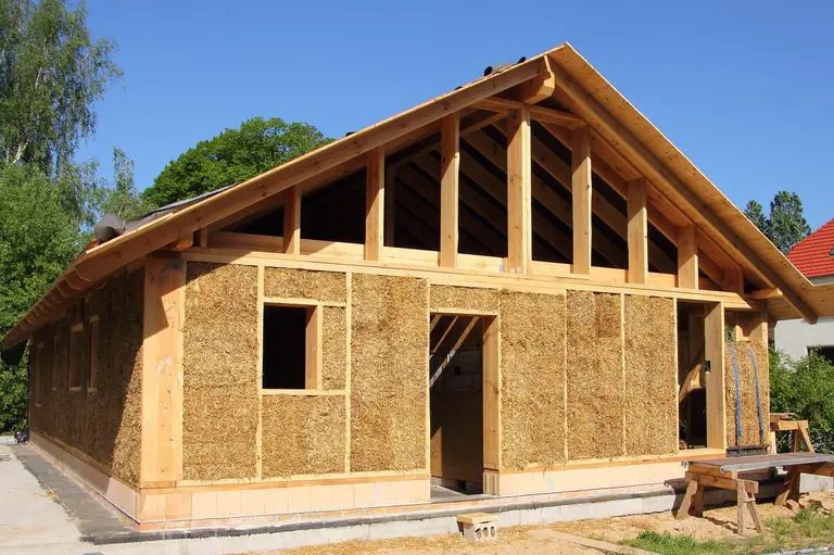 Straw Bale Construction Process, Merits & Demerits