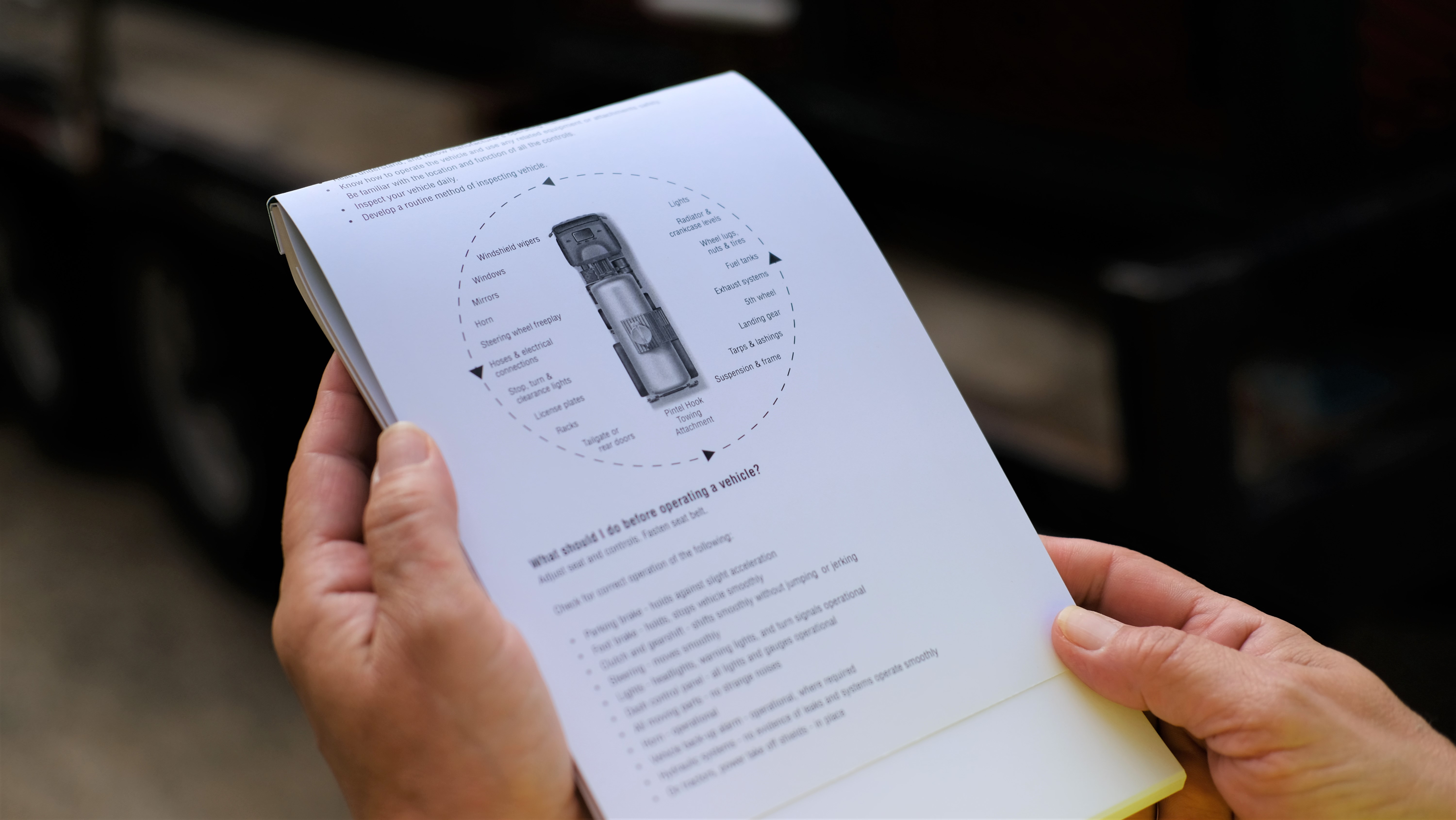 Vehicle Inspection Record Sheet
