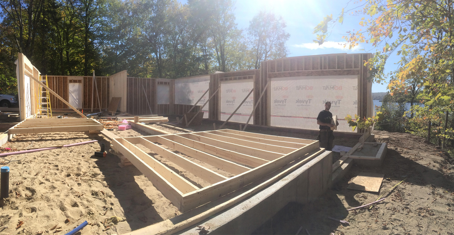 Construction du projet au LacSeptÎles Constructions et renovations LB