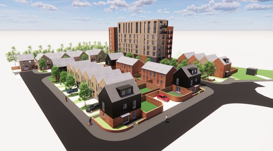 WATCH Caddick lands £21m housing scheme in Oldham Construction Wave