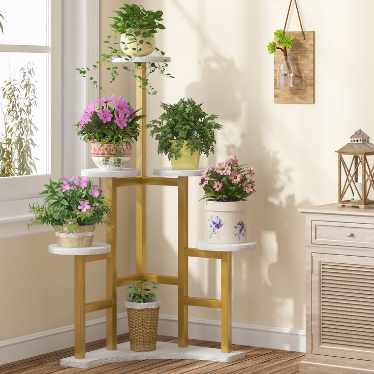 Plant Stand Design Ideas To Decorate Your Space