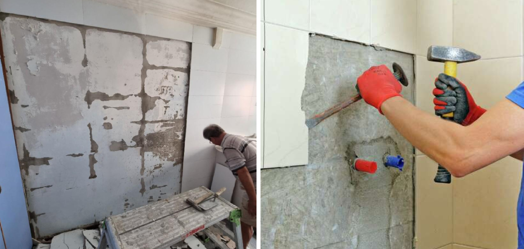 How to Remove Wall Tiles without Damaging Plasterboard 10 Steps