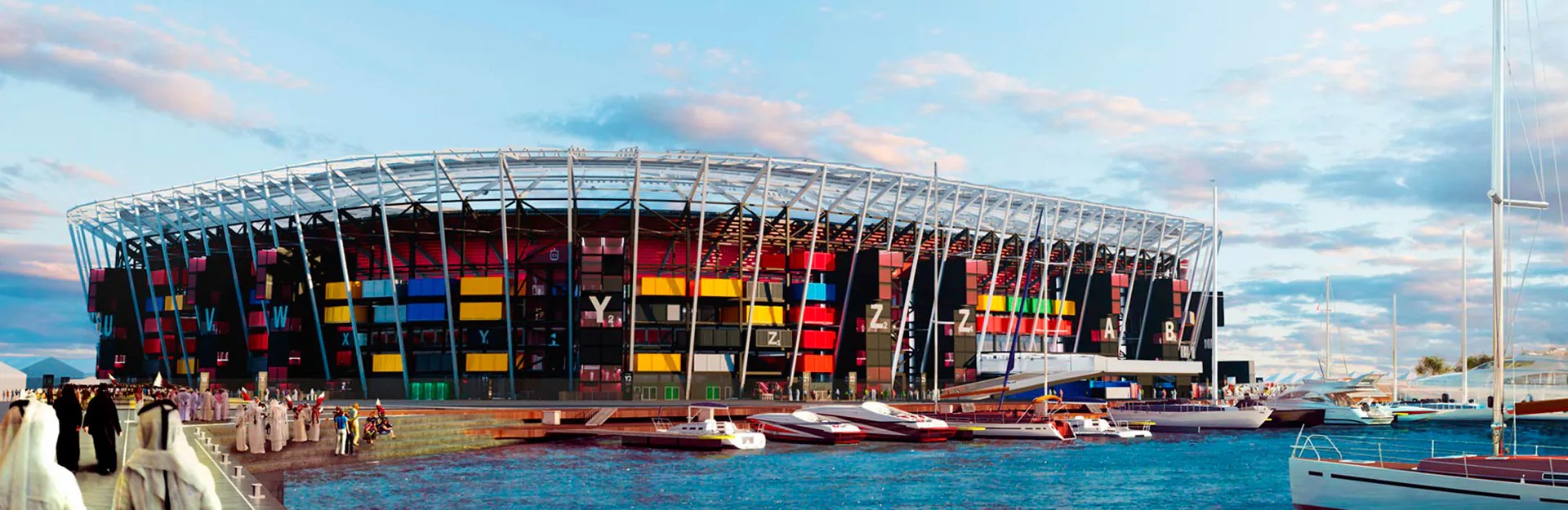 World Cup shipping containers stadium aims for post2022 legacy