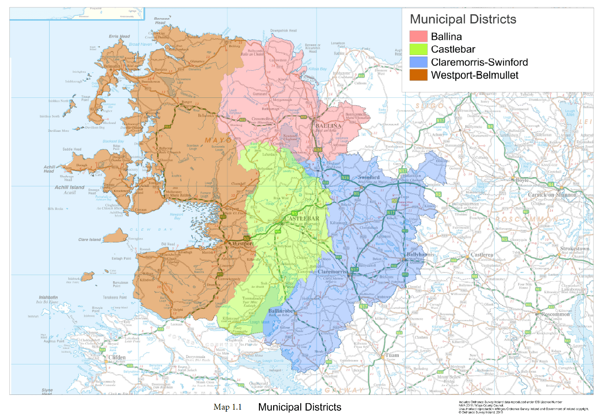 Map Of County Mayo 01. Introduction Mayo County Council