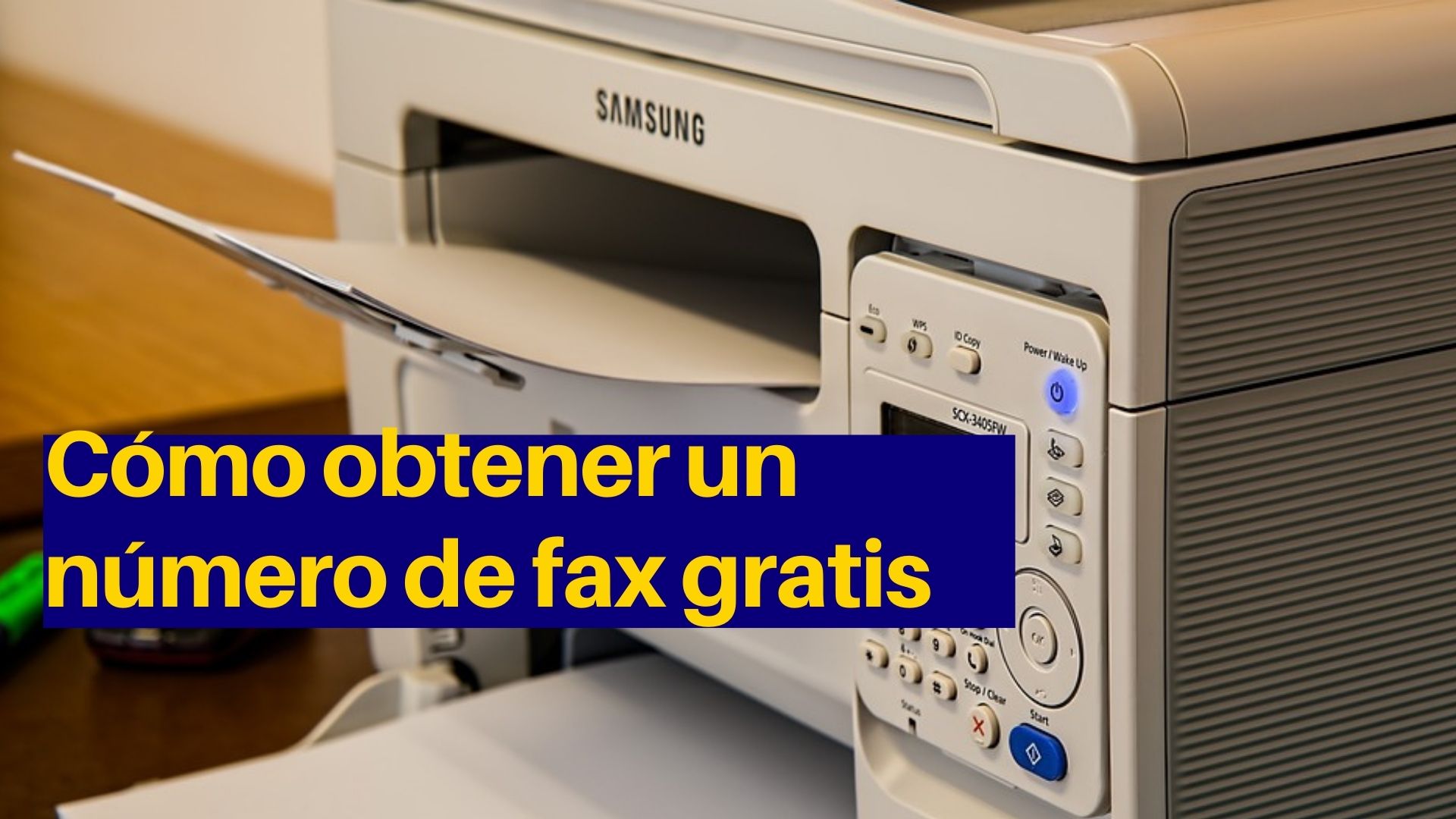 Cómo obtener un número de fax gratis