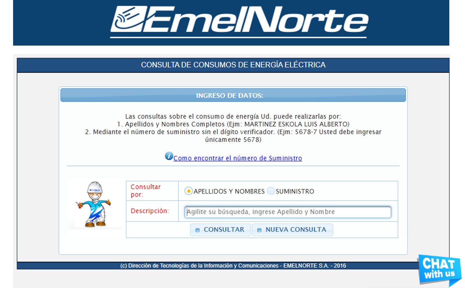 ≫ Consultar Planilla de Luz Carchi EMELNORTE (2024)