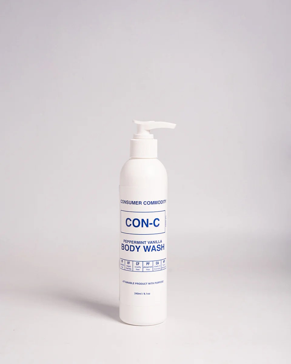 Buy Natural Body Wash with Essential Oils of Peppermint and Vanilla