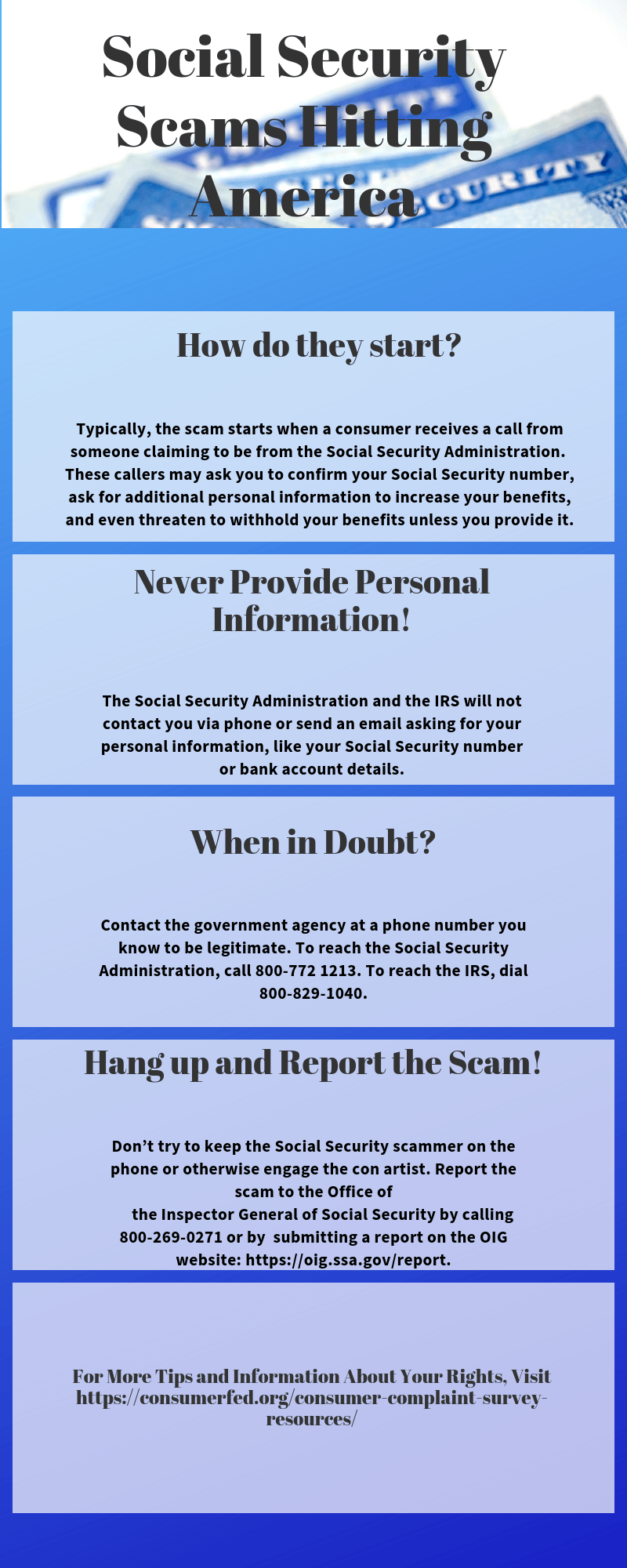 Social Security Scams · Consumer Federation of America