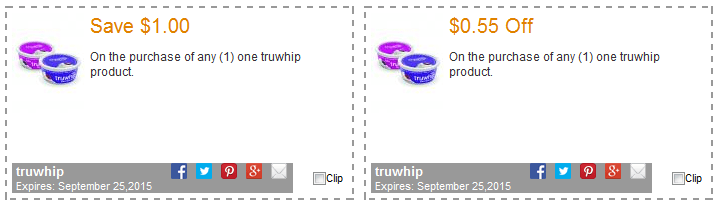 TruWhip Whipped Topping Only 98¢ at Walmart