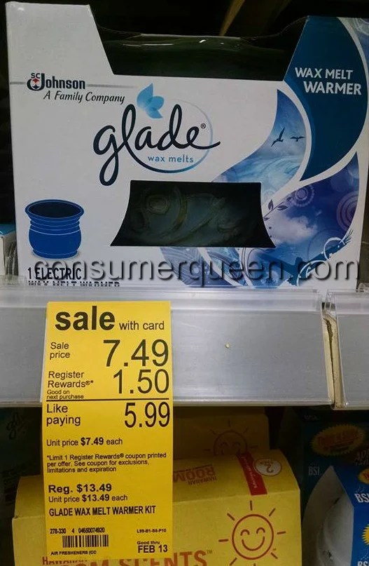 Glade Wax Melts Warmer FREE at Walgreens!