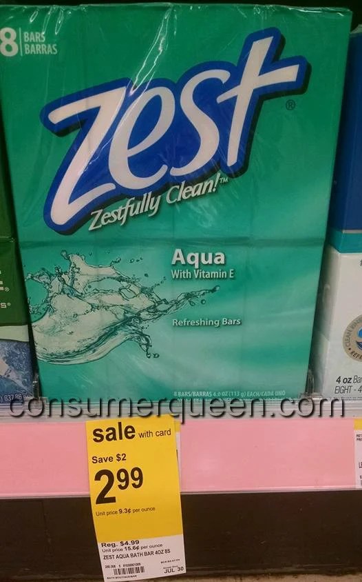 Zest Soap As Low As 18¢ Per Bar At Walgreens Consumer Queen