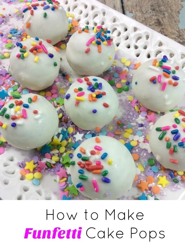 How to Make Funfetti Cake Pops
