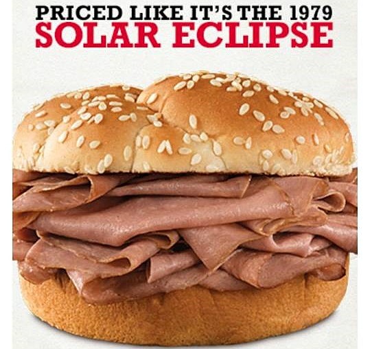 Arby's Roast Beef Classic Sandwiches 1.19 Today Only