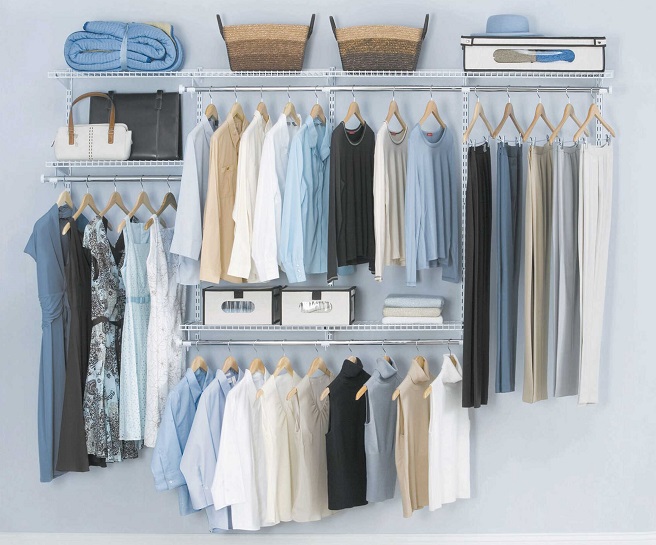 Rubbermaid Deluxe Custom Closet Organizer System 86.84 on Amazon