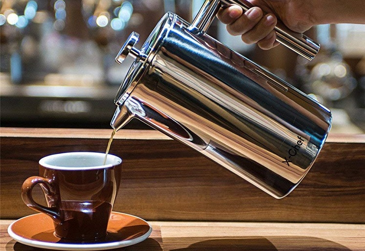 XChef Stainless Steel French Press only 20.99 on Amazon W/Promo Code