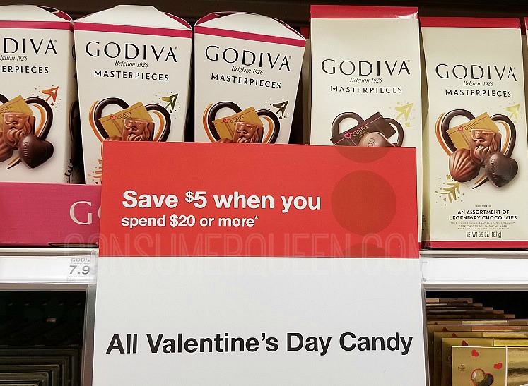 Valentine's Day Candy Sale + 5 Off 20 Purchase at Target