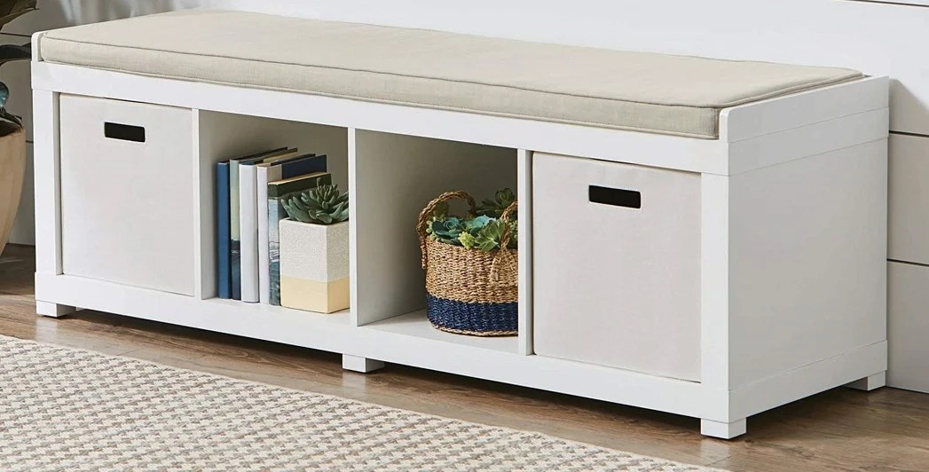 Organizer Storage Bench By Better Homes & Gardens Only 59.99 + FREE