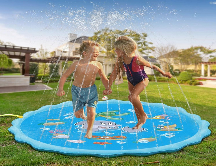 Sprinkler Splash Pad for Kids Just 22.99 on Amazon!
