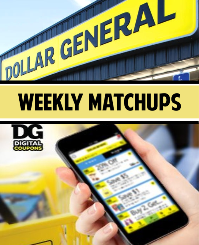 Dollar General Matchups 1/262/1 Best Coupon Deals